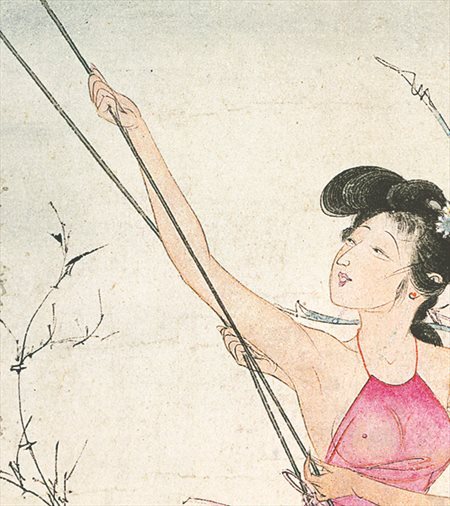 潍城-胡也佛的仕女画和最知名的金瓶梅秘戏图